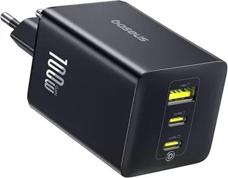 Baseus Enerfill USB C Ladegerät 100W 3-Ports für 29,99 € inkl. Prime-Versand