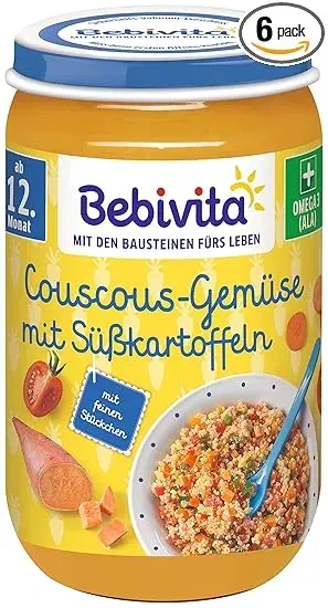Schnäppchen, Deals Und Rabattcodes Des Tages - Bebivita Bio Couscous Gemüse Mit Süßkartoffeln Ab 12. Monat 6Er Pack