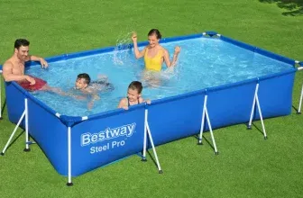 Bestway Frame-Pool „Family Splash“ in Blau (400 x 211 x 81 cm) für 94,98 € inkl. Versand (statt 130,00 €)