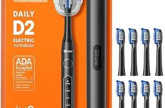 Bitvae D2 Elektrische Zahnbürste mit 8 Zahnbürstenköpfe für 12,99 € inkl. Prime-Versand (statt 18,98 €)