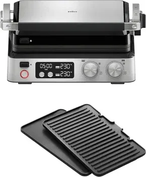 Schnäppchen, Deals und Rabattcodes des Tages - Braun MultiGrill 7 CG7040 3-in-1 Kontaktgrill BBQ Ofen