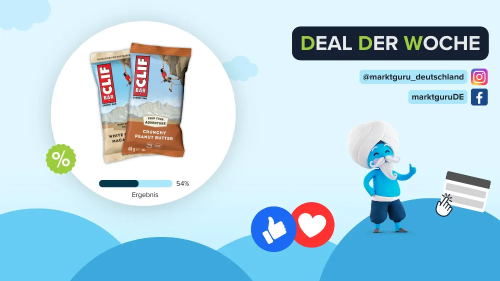 Schnäppchen, Deals Und Rabattcodes Des Tages: Cashback Auf Clif Bar Energieriegel
