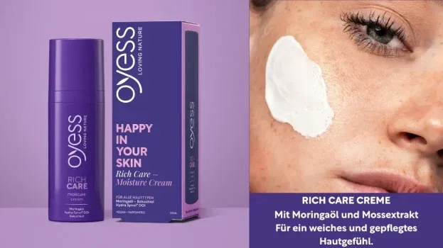 marktguru: 4,00 € Cashback auf Oyess Rich Care Creme (Kauf nur bei dm)