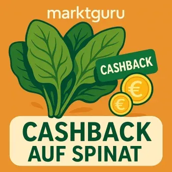 marktguru: 0,50 € Cashback auf Spinat (effektiv Bio Babyspinat 100g für 0,61 € bei REWE)