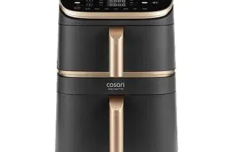 Cosori CAF-DC123S-DDER Turbo Tower Pro Smart Heißluftfritteuse 2630 Watt Dunkelgrau/Gold für 256,00 € inkl. Versand (statt 299,00 €)