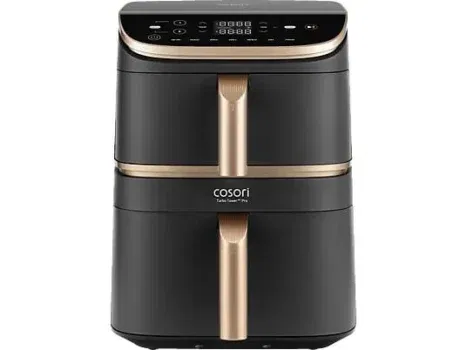 Cosori CAF-DC123S-DDER Turbo Tower Pro Smart Heißluftfritteuse 2630 Watt Dunkelgrau/Gold für 256,00 € inkl. Versand (statt 299,00 €)