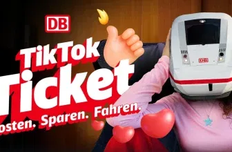 Deutsche Bahn: 50%-Gutschein auf (Super) Sparpreise – mit einem TikTok-Video