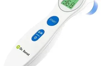 Dr. Senst Digitales Fieberthermometer - Hochpräzise Temperaturmessung - Infrarotes berührungsloses Fieberthermometer für schnelle hygienische Messung - Temperaturmessgerät für Objekte und Körpertemperatur für 11,99 € inkl. Prime-Versand (statt 15,98 €)