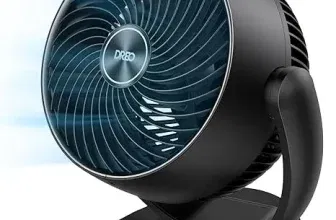 Dreo 28dB leiser Tischventilator 30cm hoher Ventilator mit Kühlung 3 Geschwindigkeiten Schwarz für 44,99 € inkl. Versand (statt 49,99 €)