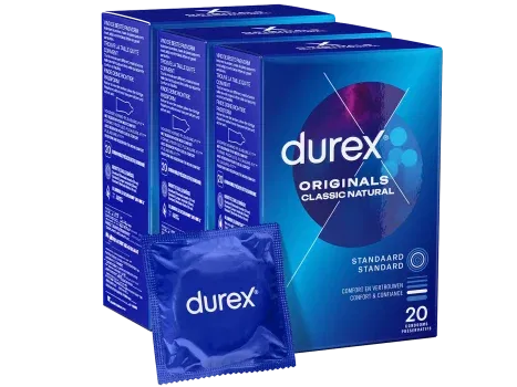 Durex Classic Natural Kondome 60 Stück für 31,90 € inkl. Versand