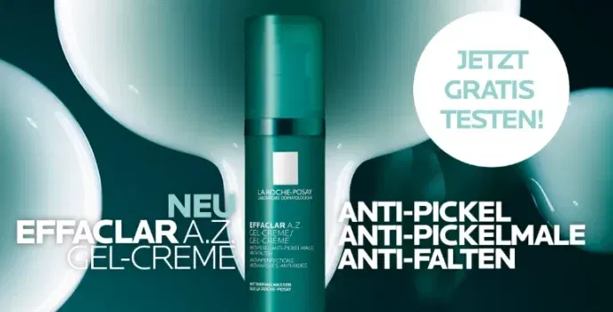 Gratis: EFFACLAR A.Z. Creme gegen Akne & Hautalterung