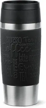 Emsa Travel Mug Classic Isolierbecher 360 ml Kaffeebecher to Go schwarz N20202 für 14,99 € inkl. Prime-Versand (statt 22,99 €)