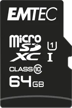 Emtec ECMSDM64GXC10 EliteGold 64GB microSDXC Speicherkarte - Highspeed SD-Adapter UHS-I U1 bis 85 MBSek für 3,99 € inkl. Prime-Versand (statt 6,99 €)