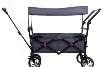 Fuxtec Bollerwagen FX-CT700 mit UV-geschütztem Sonnendach und zusätzlichem Schiebegriff für 133,78 € inkl. Versand