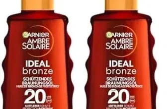 Garnier Sonnenöl mit LSF20 Ambre Solaire Ideal Bronze 2 x 150 ml für 14,38 € inkl. Prime-Versand (statt 17,90 €)