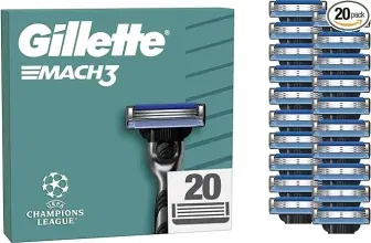 Gillette Mach3 Rasierklingen für Männer (20 Stück) ab 27,71 € inkl. Prime-Versand