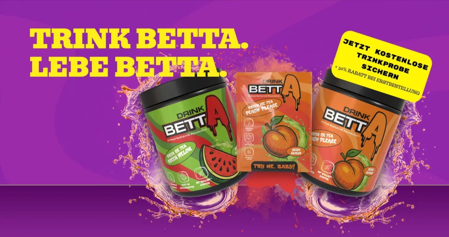 Schnäppchen, Deals Und Rabattcodes Des Tages - Gratis-Trinkprobe Von Drink Betta