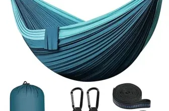 Hängematte Outdoor Camping 2 Personen 300 x 200 cm Ultraleicht Reise Hängematte 300 KG Tragfähigkeit Nylon Garten Strand Doppelhängematte für 20,99 € inkl. Prime-Versand (statt 34,99 €)
