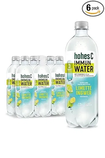 Schnäppchen, Deals Und Rabattcodes Des Tages - Hohes C Immun Water Limette Ingwer 6 X 750Ml