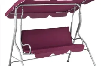 3-Sitzer Schaukel Cecina mit verstellbarem Dach und Stahlgestell für 63€ inkl. Versand statt 80€