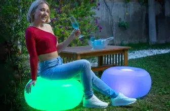 InnovaGoods aufblasbarer Sitzsack (LED-Beleuchtung mit Farbwechsel) für 21,49 € inkl. Versand