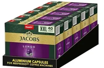 Jacobs Kaffeekapseln Lungo Intenso Megapack XXL Intensität 812 5 x 40 Getränke Nespresso* kompatible Kaffee Kapseln 200 Kapseln ab 33,71 € inkl. Prime-Versand (statt 49,95 €)
