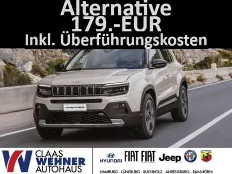 Jeep Avenger Altitude mit 101 PS für 119,00 € / Monat + 1.290,00 € einmalig – LF 0,42 (Privat- und Gewerbekunden)
