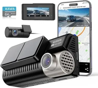 KAWA Echt 4K Dashcam mit Echtfarben-Nachtsicht für 89,99 € inkl. Versand