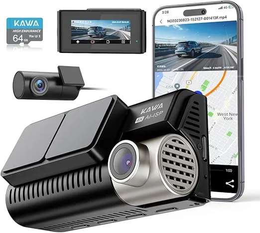 Schnäppchen, Deals Und Rabattcodes Des Tages: Kawa Echt 4K Dashcam Mit Echtfarben Nachtsicht