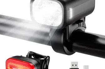 KCCYB Fahrradlicht Set (PX5, wiederaufladbar, StVZO zugelassen) für 12,49 € inkl. Prime-Versand