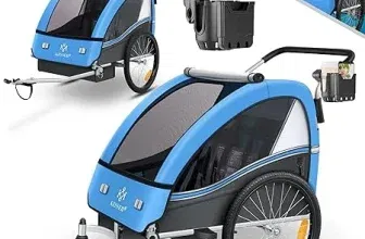 KESSER® Kinderfahrradanhänger Sport-RX 2in1 Jogger & Buggy 5-Punkt-Gurt Sicherheitsgurt 360° für 133,80 € inkl. Versand (statt 179,80 €)