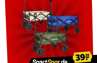 Schnäppchen, Deals und Rabattcodes des Tages: Faltbarer Bollerwagen Edda
