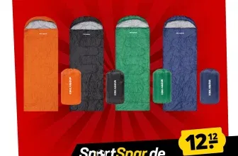 Kirkjubøur Søvn Outdoor Schlafsack (4 Farben, 220 x 75 cm) für 17,07 € inkl. Versand