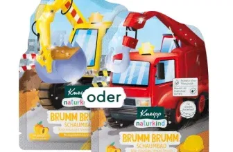Kneipp naturkind Schaumbad Brumm Brumm Badezusatz mit Bagger-Kran-Motiv 40ml für 0,49 € inkl. Prime-Versand