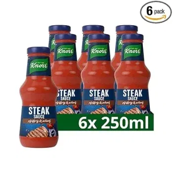 Knorr Steak Sauce 6er Pack (6x 250 ml) ab 6,81 € inkl. Prime-Versand