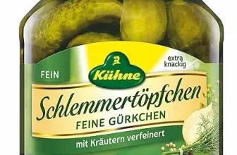 Kühne Schlemmertöpfchen Feine Gürkchen 12er Pack (12 x 580 ml) für 31,83 € inkl. Prime-Versand (statt 39,90€)