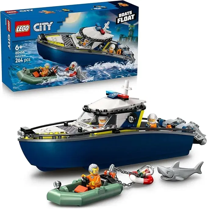 Schnäppchen, Deals Und Rabattcodes Des Tages: Lego City Verfolgungsjagd Im Polizeiboot 60456