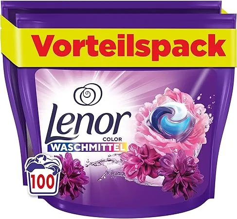 Schnäppchen, Deals Und Rabattcodes Des Tages - Lenor Pods Waschkapseln Colorwaschmittel 100 Waschladungen Blütentraum