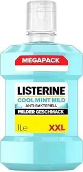 LISTERINE Cool Mint Mild antibakterielle Mundspülung (1000 ml) ab 4,75 € inkl. Prime-Versand