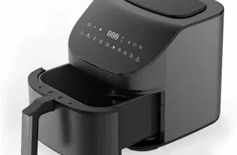 LITTLE BALANCE 8704 Crousty Light XL Fritteuse ohne Öl Air Fryer 10 voreingestellte Programme 7 Liter für 6 Personen 1600 W Schwarz für 55,40 € inkl. Versand (statt 112,12 €)