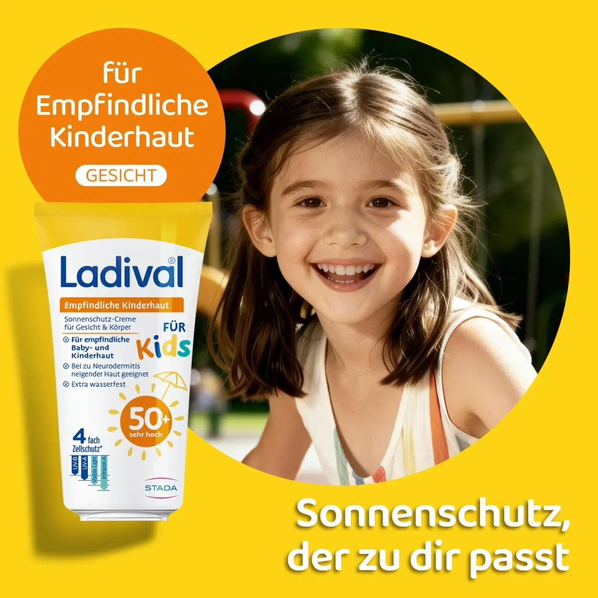 Ladival Kinder Sonnencreme LSF 50+ für empfindliche Kinderhaut