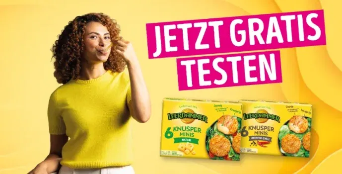 Leerdammer Knusperminis gratis – So funktioniert die Aktion
