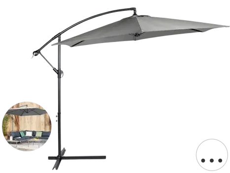 Lifa Garden Ampelschirm mit Schutzhülle (4 Farben) für 73,90 € inkl. Versand