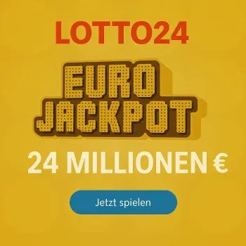 Lotto24 Neukunden: 2 Felder EuroJackpot für 1 € (statt 4,60 €) | aktuell 32 Mio. € im Jackpot