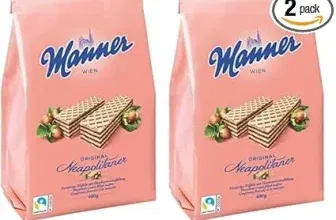 Manner Neapolitaner vegane knusprige Waffeln mit Haselnusscreme 2er Pack (400 g) für 6,04 € inkl. Prime-Versand (statt 9,38 €)