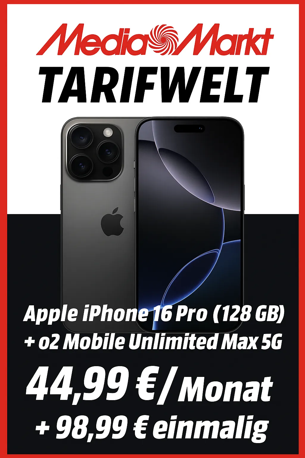 Schnäppchen, Deals Und Rabattcodes Des Tages - Apple Iphone 16 Pro 128 Gb Bei Mediamarkt Tarifwelt