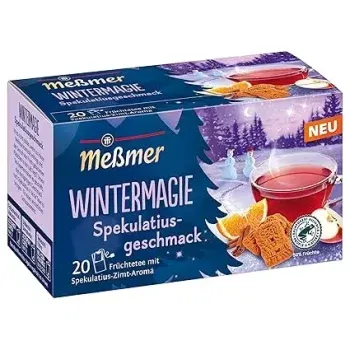 Meßmer Wintermagie (20 Teebeutel Glutenfrei Laktosefrei Vegan) ab 1,80 € inkl. Prime-Versand (statt 2,35 €)