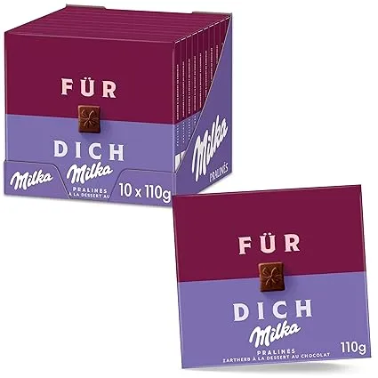Schnäppchen, Deals Und Rabattcodes Des Tages - Milka Für Dich Pralinen Aus Zarter Alpenmilch 10Er Pack
