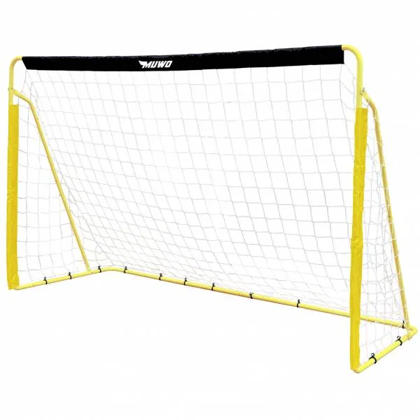 Schnäppchen, Deals Und Rabattcodes Des Tages - Muwo Fußballtor Aus Stahl 240 X 150 Cm Schwarzgelb