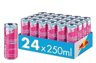 Red Bull Energy Drink Summer Edition White Peach Sugarfree (24 x 250 ml) ab 18,38 € inkl. Prime-Versand zzgl. Pfand (statt 30,96 €)
